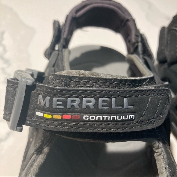 MERRELL Continuum Sz 8 Open Toe Hiking Hook & Loop  Closures Adjustable Sandals - Picture 9 of 14
